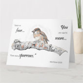 スパーズ以上の励ましのグリーティングカード カード (正面)