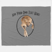 スパーソナライズされたタジアムブランケット フリースブランケット (正面(横))