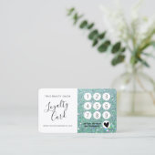 スパーッエレガントクティール(緑がかった色)グリーングリッター ロイヤリティカード (スタンド正面)