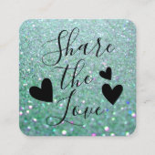 スパーッエレガントクティール（緑がかった色）グリーングリッター 紹介カード (正面)