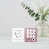 スパーッエレガントクバラピンクグリッター ロイヤリティカード (スタンド正面)