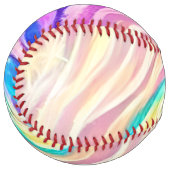 スパーッカラフルク渦巻形のパターン ソフトボール (正面左)