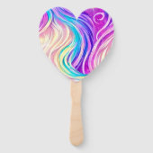 スパーッカラフルク渦巻形のパターン ハンドファン (裏面)