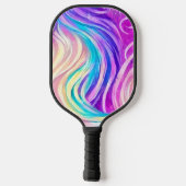 スパーッカラフルク渦巻形のパターン ピックルボールラケット (裏面)