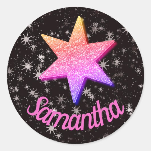 スパーッパーソナライズされたクsシール/シールクラシックラウンド ラウンドシール (正面)