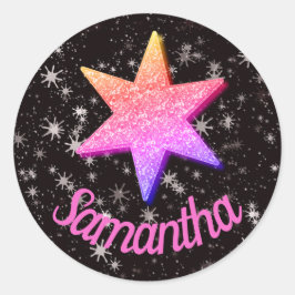 スパーッパーソナライズされたクsシール/シールクラシックラウンド ラウンドシール