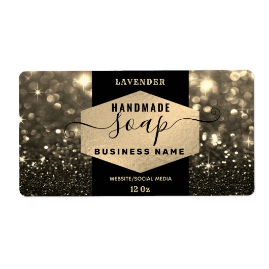 スパーッモダンクエレガントルのスクリプトsoapラベル ラベル (正面)