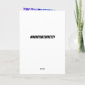 スパーッユニークク姉妹の誕生日カード カード (裏面)