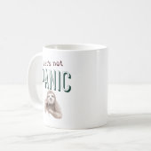 スパートコーヒーマグをパニックに陥れないよう コーヒーマグカップ (正面左)