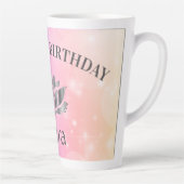 スパーパーソナライズされたクリー21歳の誕生日カード カフェラテマグ (右)