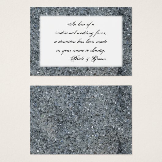 スパーフェイククル結婚のチャリティー特典カード (正面&裏面)