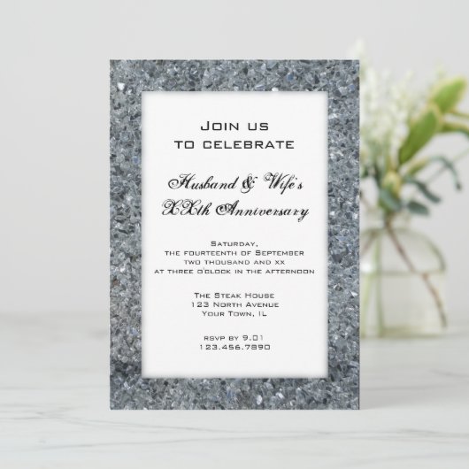 スパーフェイククル結婚の記念日パーティの招待状 招待状 (スタンド正面)