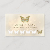 スパーフェイククル蝶ロイヤリティカード 名刺 (正面)