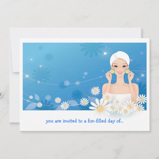 スパーブリーズの誕生日招待状 招待状 (正面)