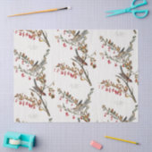 スパーローとブランチのパターンの分離 薄葉紙 (クラフト)