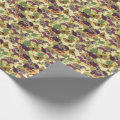 スパーローズ&パンジー – ヴィンテージガーデンインスパイア- ラッピングペーパー (角)