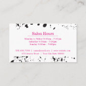 スパー芸術的ター 名刺 (裏面)