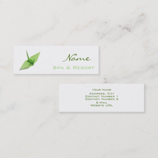 スパ名刺 スキニー名刺 (正面/裏面)