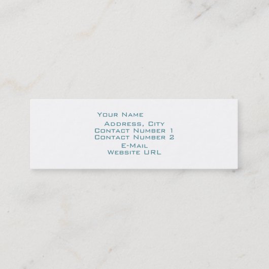 スパ名刺 スキニー名刺 (裏面)