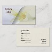 スパ名刺 予約カード (正面/裏面)