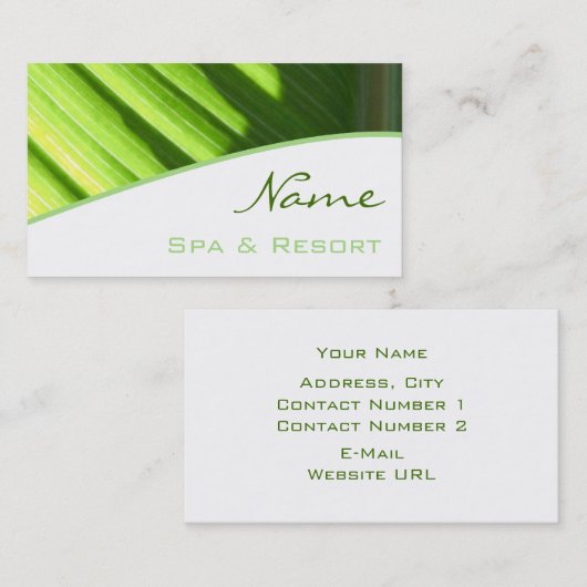 スパ名刺 名刺 (正面/裏面)