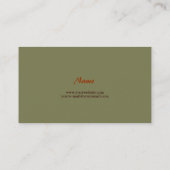 スパ名刺 名刺 (裏面)