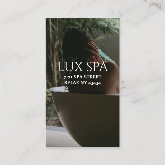 スパ名刺 名刺 (正面)