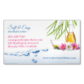 スパ天然ハーブ マグネット名刺 (正面)