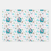 スパ女の子らし日 ラッピングペーパーシート (正面)