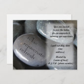 スパ岩パーティー招待状 招待状 (正面/裏面)