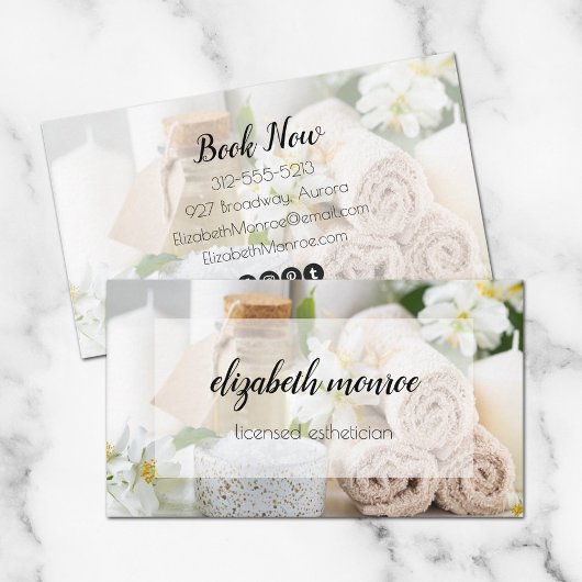 スパ手書き文字書 名刺