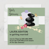 スパ日の招待状 招待状 (正面/裏面)