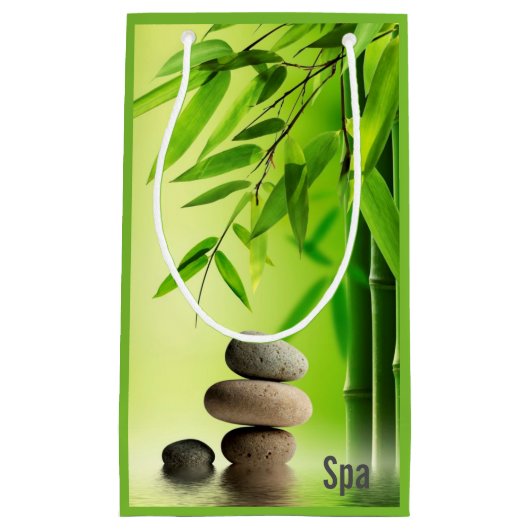 スパ日の驚きのギフトバッグ スモールペーパーバッグ (正面)