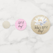 スパ日パーティーテーブル紙吹雪 コンフェッティ (裏面)