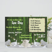 スパ日従業員カスタム招待状 招待状 (スタンド正面)