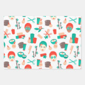 スパ日美しいトリートメントラッピング紙セット ラッピングペーパーシート (正面)