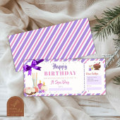 スパ日誕生日ホリデーギフト券カード