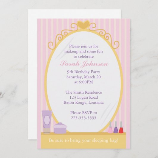 スパ日 招待状 (正面/裏面)