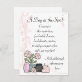 スパ日 招待状 (正面/裏面)
