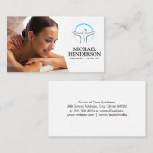 スパ日 | 背中マッサージ 名刺 (正面/裏面)