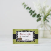 スパ業 名刺 (スタンド正面)