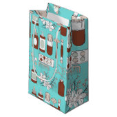 スパ模様 スモールペーパーバッグ (正面アングル)