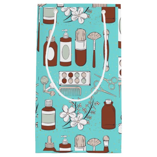 スパ模様 スモールペーパーバッグ (正面)