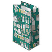 スパ模様 スモールペーパーバッグ (正面アングル)