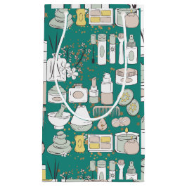 スパ模様 スモールペーパーバッグ