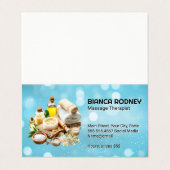 スパ油及び入浴剤 | ボケ 名刺 (外部フラット)