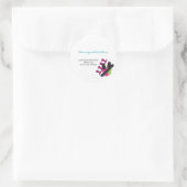 スパ爪、 ネイルマニキュア誕生日パーティー美しいシール ラウンドシール (バッグ)