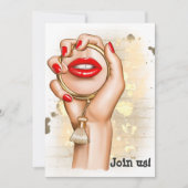 スパ独身最後の夜 招待状 (正面)