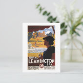 スパ王室の、女性飲料水用レールポスター ポストカード (スタンド正面)