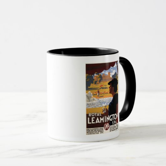 スパ王室の、女性飲料水用レールポスター マグカップ (正面右)